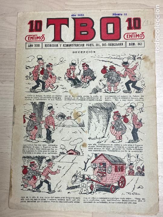 Tebeos: TBO, A&Ntilde;O XVII, NUM. 843 - Foto 1