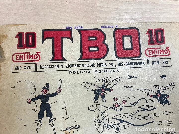 Tebeos: TBO - a&ntilde;o XVIII, n&ordm; 873 - 10 c&eacute;ntimos - Foto 2