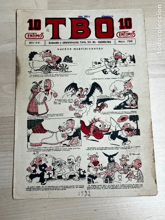 Tebeos: TBON&ordm; 796 de TBO 1932 - Foto 1