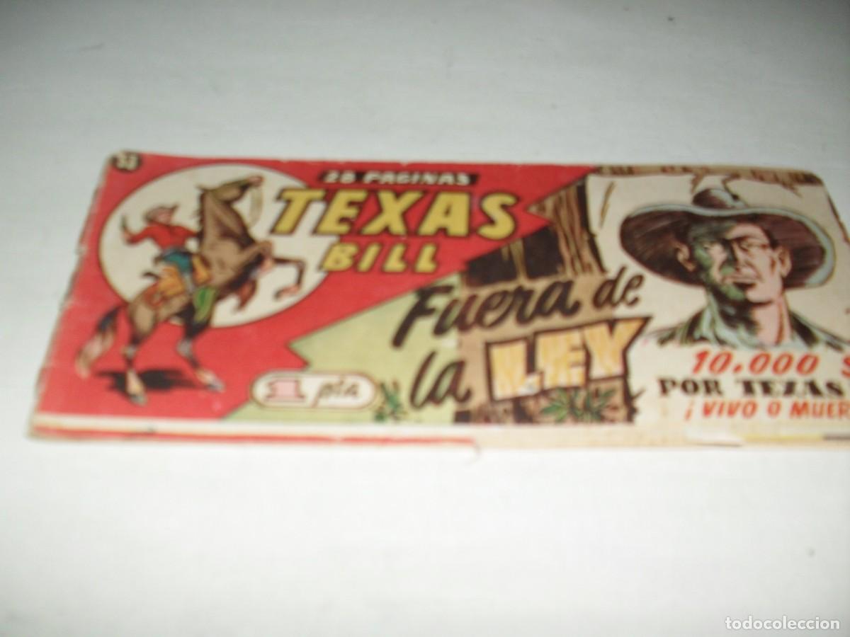Tebeos: TEXAS BILL(TEX) 53 FUERA DE LA LEY,(DE 168),1949.TEBEO MUY DIFICIL.BE