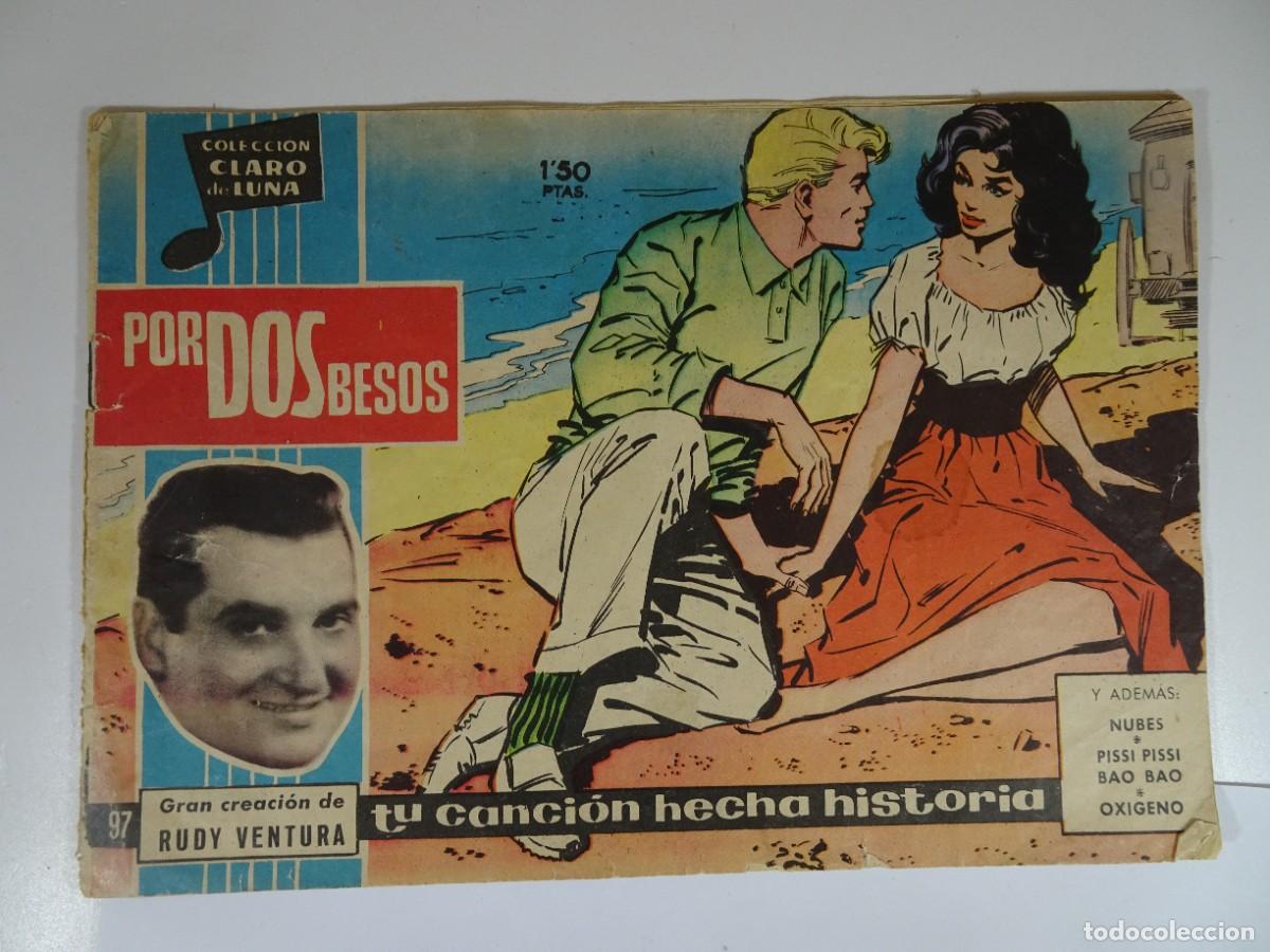 Tebeos: COLECCI&Oacute;N CLARO DE LUNA, POR DOS BESOS, VER FOTOS