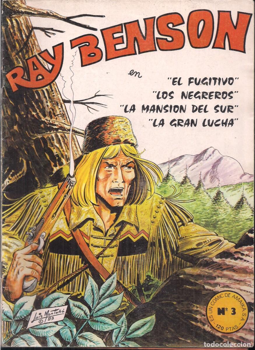 Tebeos: RAY BENSON N&ordm; 3. AMAIKA 1983. LUIS MONTA&Ntilde;&Aacute; - Foto 1