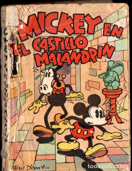 Tebeos: MICKEY EN EL CASTILLO MALANDR&Iacute;N (MOLINO, 1938) - Foto 1