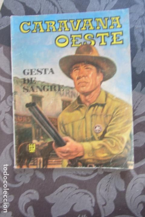Tebeos: CARAVANA OESTE. N&ordm; 259. GESTA DE SANGRE. NOVELAS GR&Aacute;FICAS VILMAR ARX179