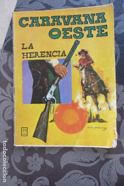 Tebeos: CARAVANA OESTE. N&ordm; 199 LA HERENCIA NOVELAS GR&Aacute;FICAS VILMAR ARX179