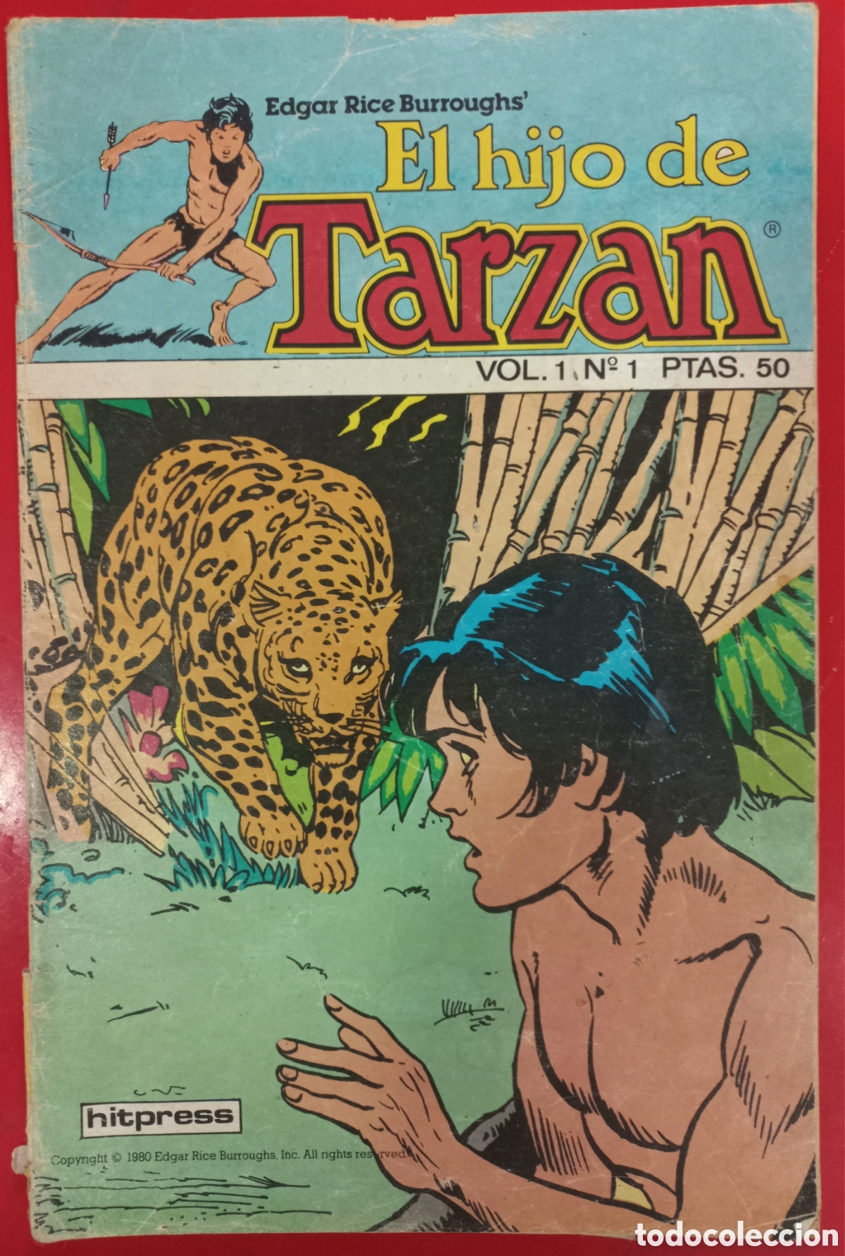 Tebeos: COMIC EL HIJO DE TARZ&Aacute;N VOL.1 N&deg;1 1980 - Foto 1