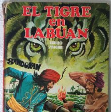 Tebeos: COLECCIÓN EDICLAS SALGARI Nº 2 SANDOKAN, EL TIGRE EN LABUAN. LAIDA 1976. TAPA DURA