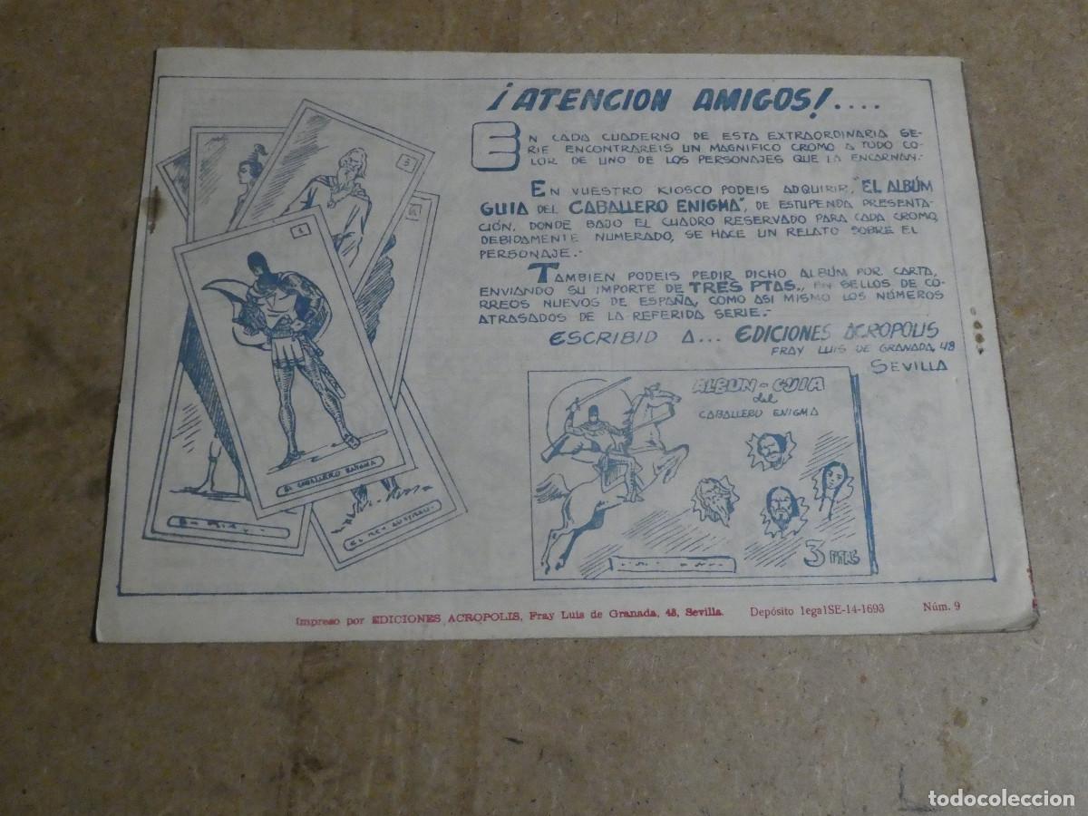 Tebeos: El caballero Enigma n&ordm; 9 de ediciones Acropolis - Foto 2