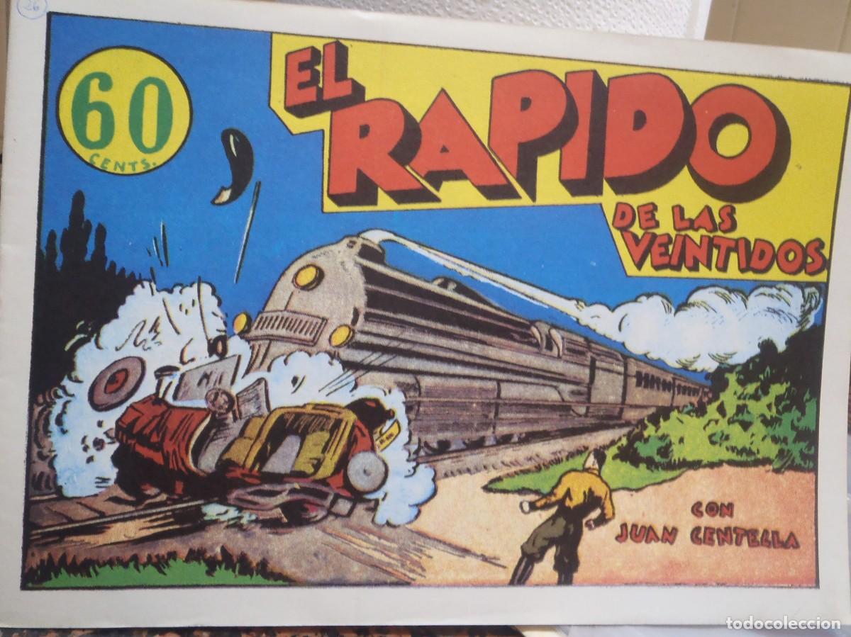 Tebeos: JUAN CENTELLA - N&ordm; ? - EL RAPIDO DE LAS VEINTIDOS - FACSIMIL - Foto 1