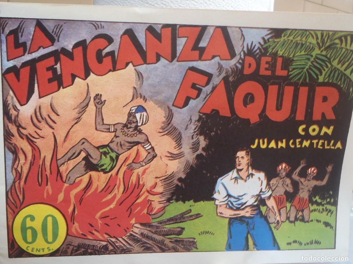 Tebeos: JUAN CENTELLA - N&ordm; ? - LA VENGANZA DEL FAQUIR - FACSIMIL - Foto 1