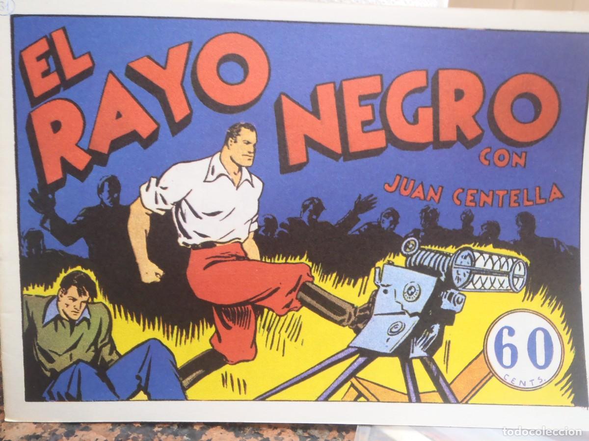 Tebeos: JUAN CENTELLA - N&ordm; ? - EL RAYO NEGRO - FACSIMIL - Foto 1