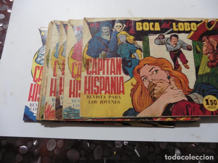Tebeos: CAPITAN HISPANIA LOTE DE 20 CUADERNILLOS ORIGINALES - Foto 1