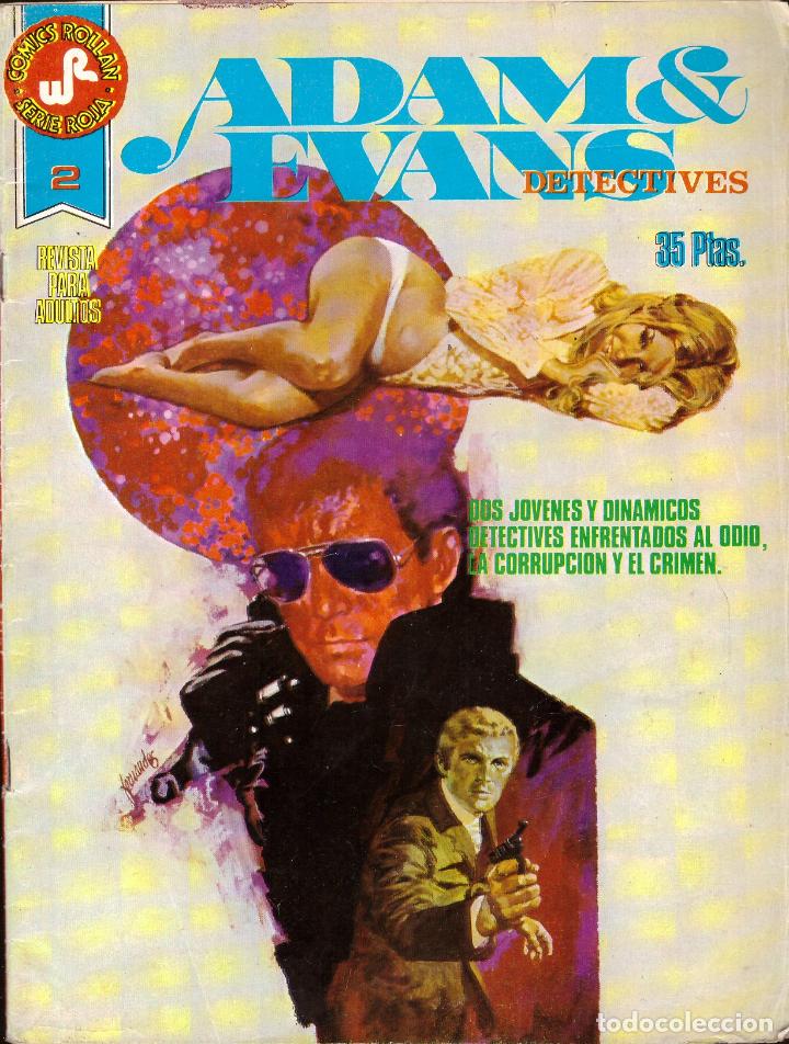 Tebeos: Comic Adam & Evans detectives - Comics Rollan, Serie Roja, n&ordm; 2 - Foto 1