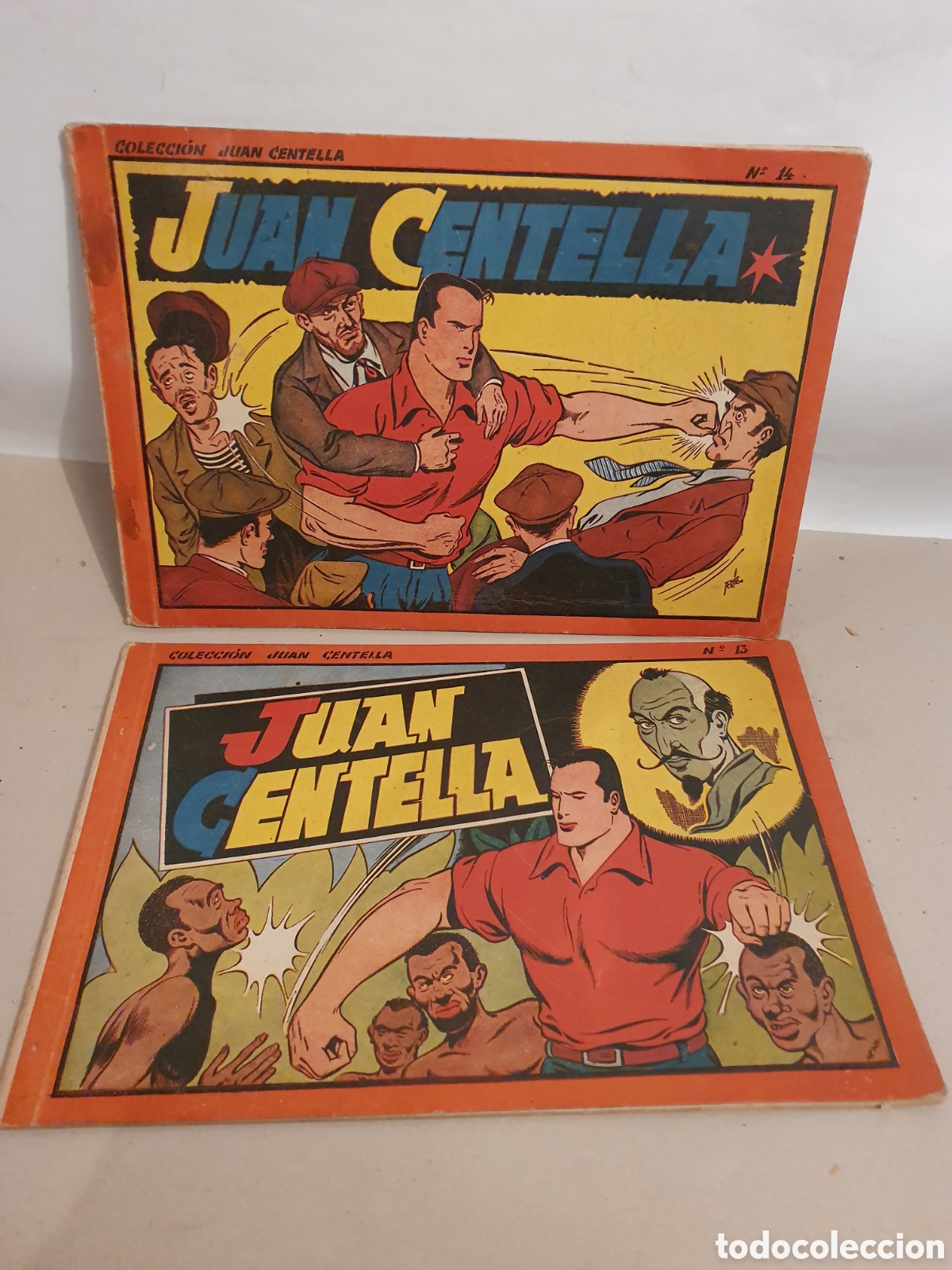 Tebeos: JUAN CENTELLA. HISPANO AMERICANA DE EDICIONES. NEROS 13 Y 14. - Foto 1