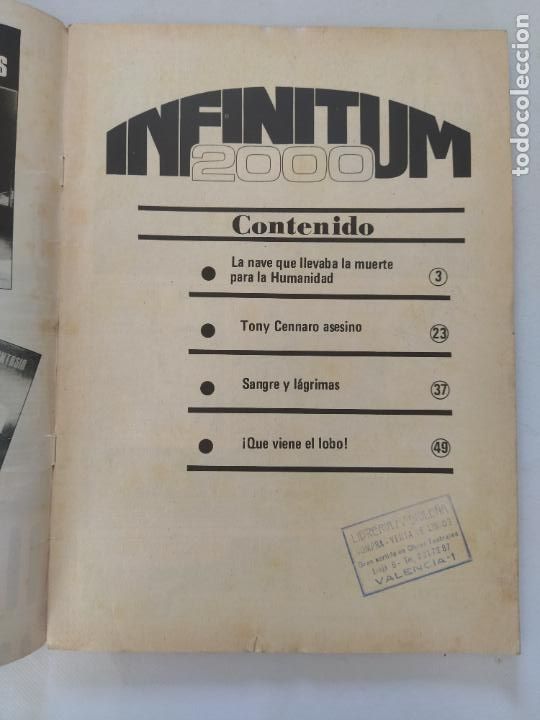 Tebeos: INFINITUM 2000 N&ordm; 19 - PRODUCCIONES EDITORIALES (W1) - Foto 3