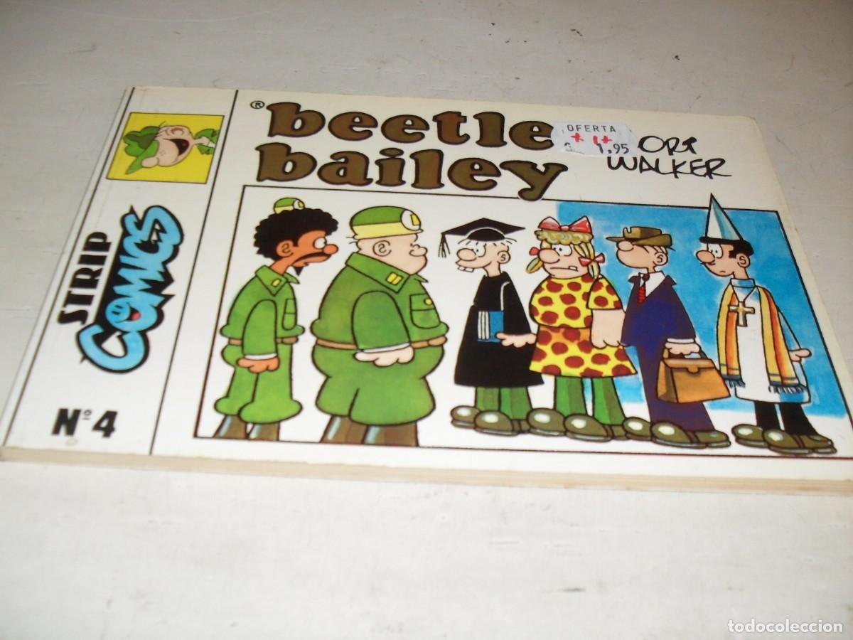 Tebeos: STRIP COMICS 4,(DE 12)BEETLE BAILEY,DE MORT WALKER.ESEUVE,1990.MBE - Foto 1