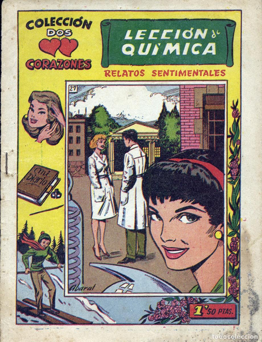 Giornalini: COLECCI&Oacute;N DOS CORAZONES N&ordm; 27 - &rdquo;LECCI&Oacute;N DE QU&Iacute;MICA&rdquo; - INDEDI 30 DE NOVIEMBRE DE 1958
