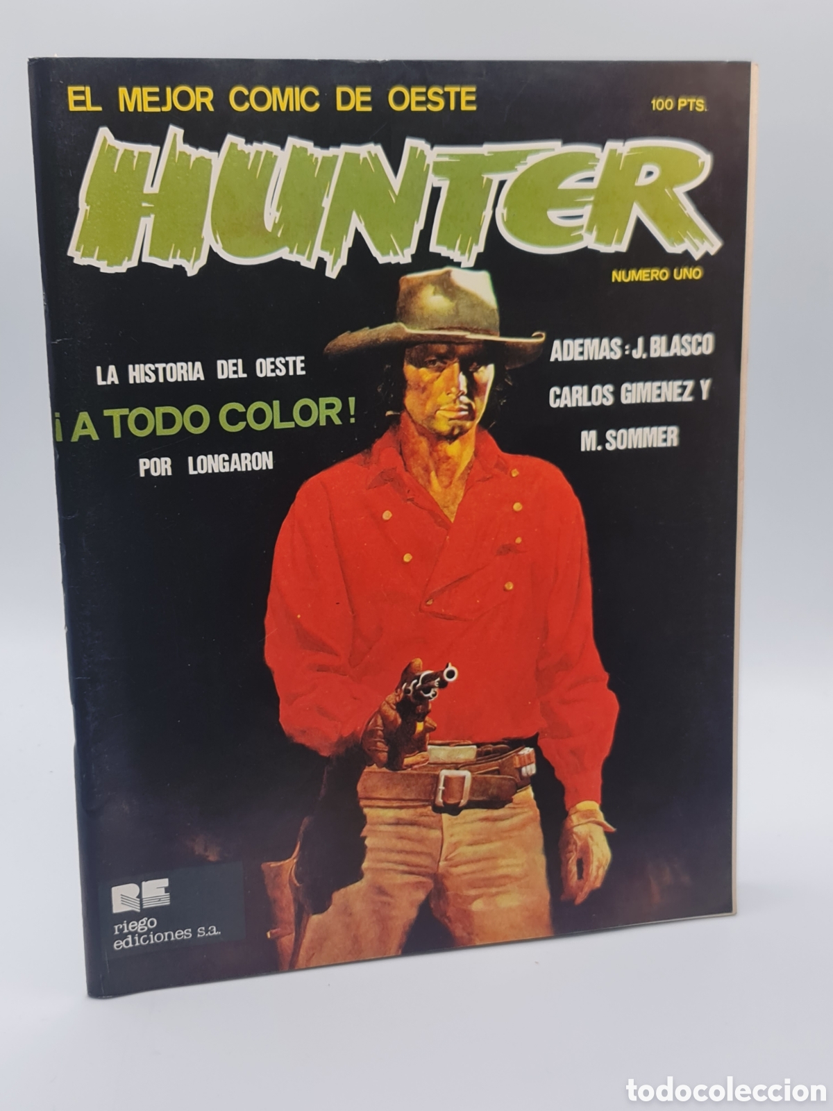 Tebeos: EXCELENTE ESTADO HUNTER 1 RIEGO EDICIONES GRAPA - Foto 1
