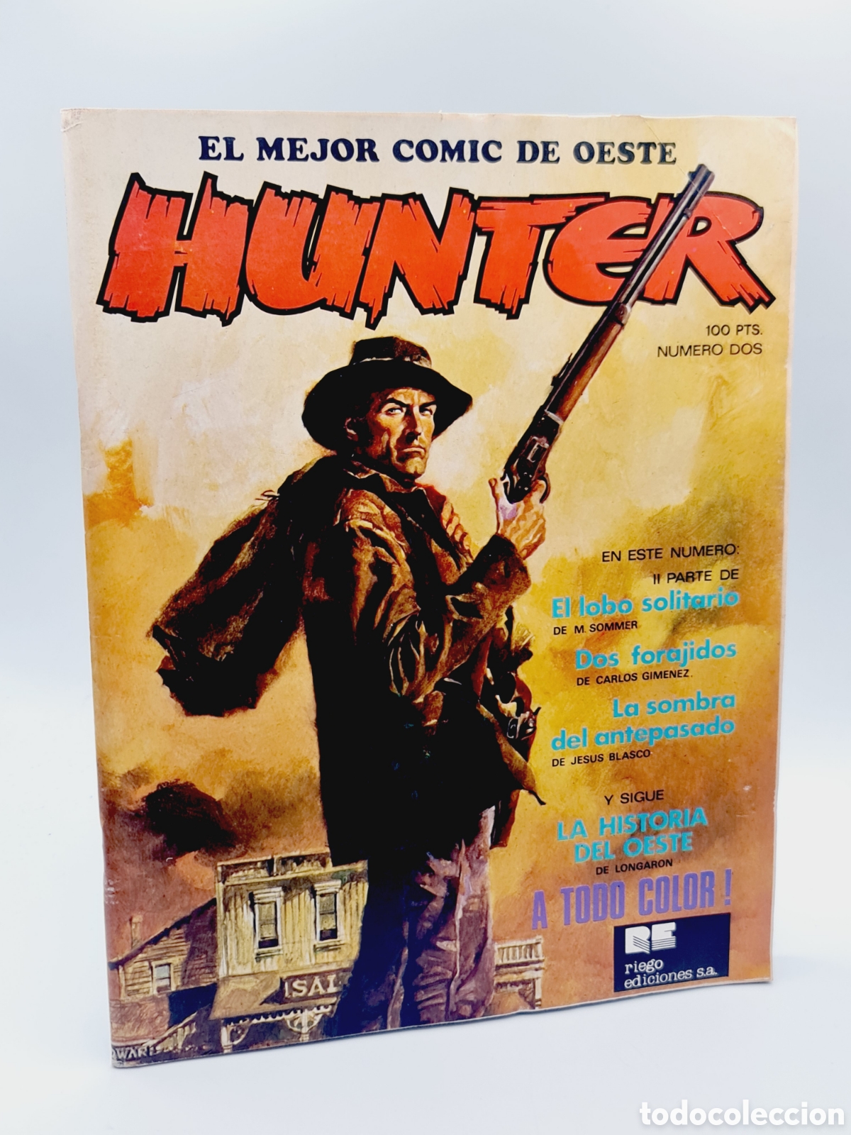 Tebeos: CASI EXCELENTE ESTADO HUNTER 2 RIEGO EDICIONES GRAPA - Foto 1