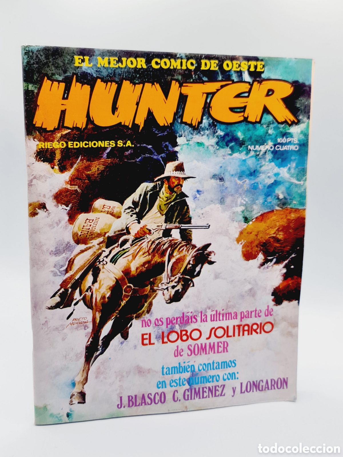Tebeos: CASI EXCELENTE ESTADO HUNTER 4 RIEGO EDICIONES GRAPA - Foto 1
