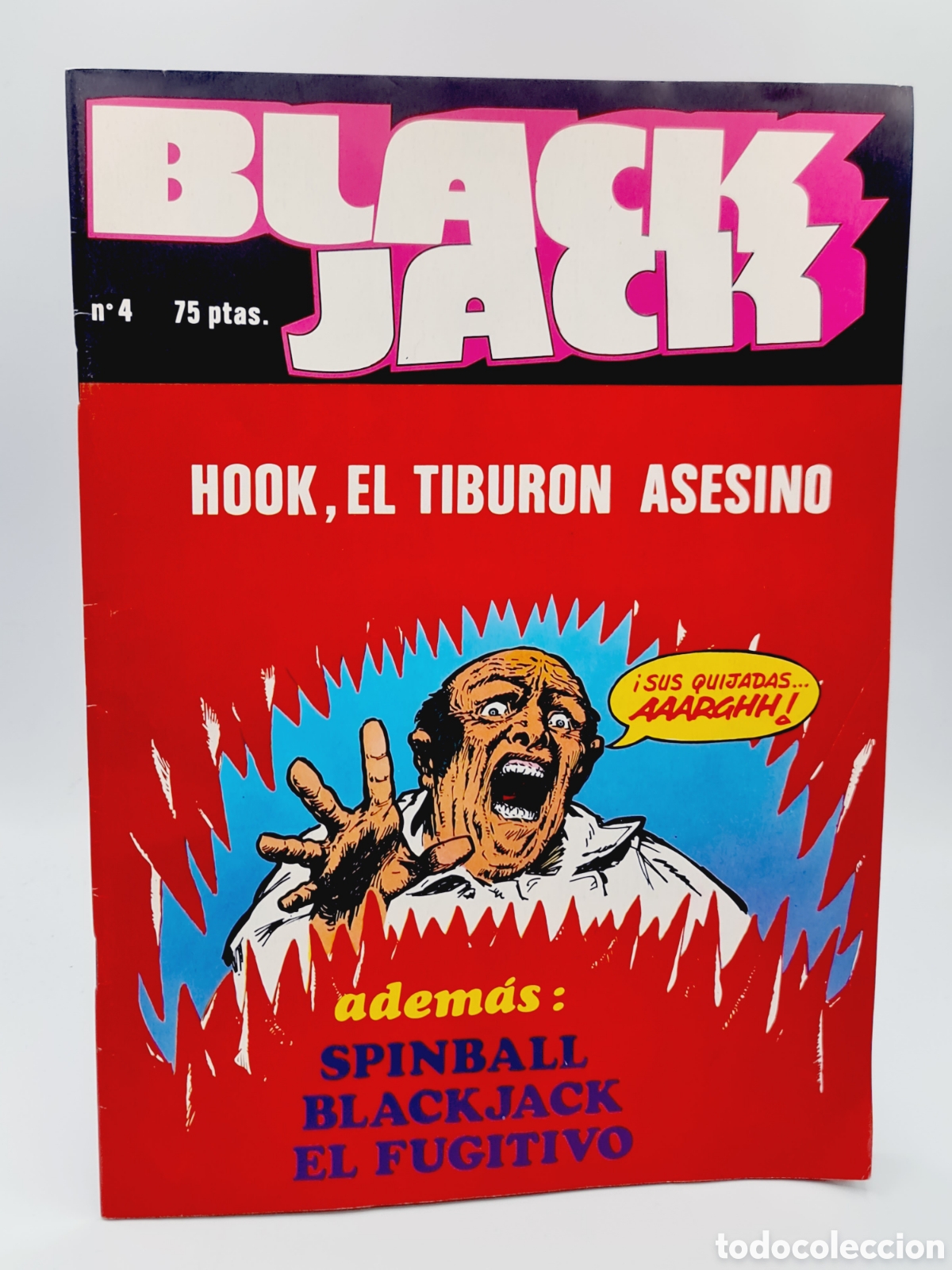 Tebeos: EXCELENTE ESTADO BLACK JACK 4 EDICIONES AMAIKA HOOK EL TIBURON ASESINO - Foto 1