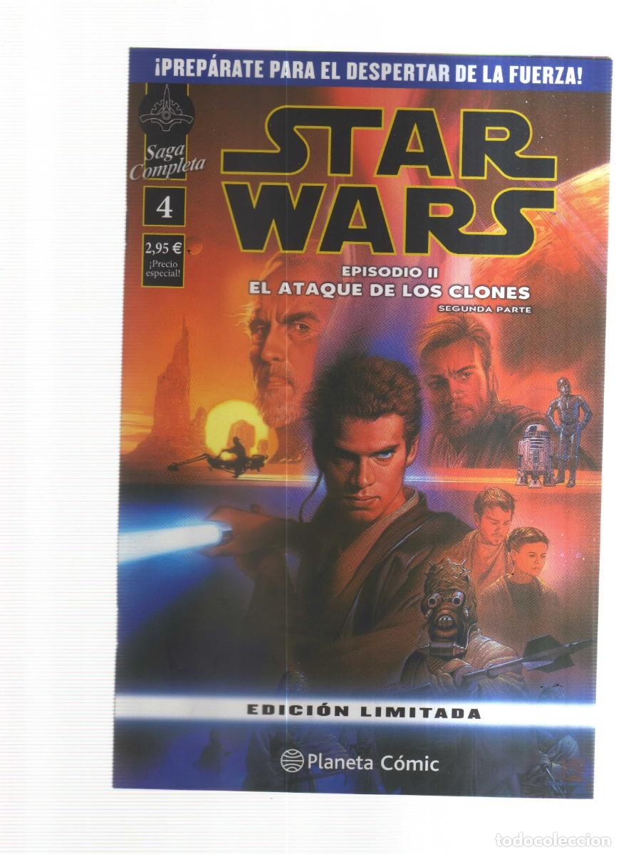 Tebeos: STAR WARS N,4 EPISODIO II EL ATAQUE DE LOS CLONES SEGUNDA PARTE