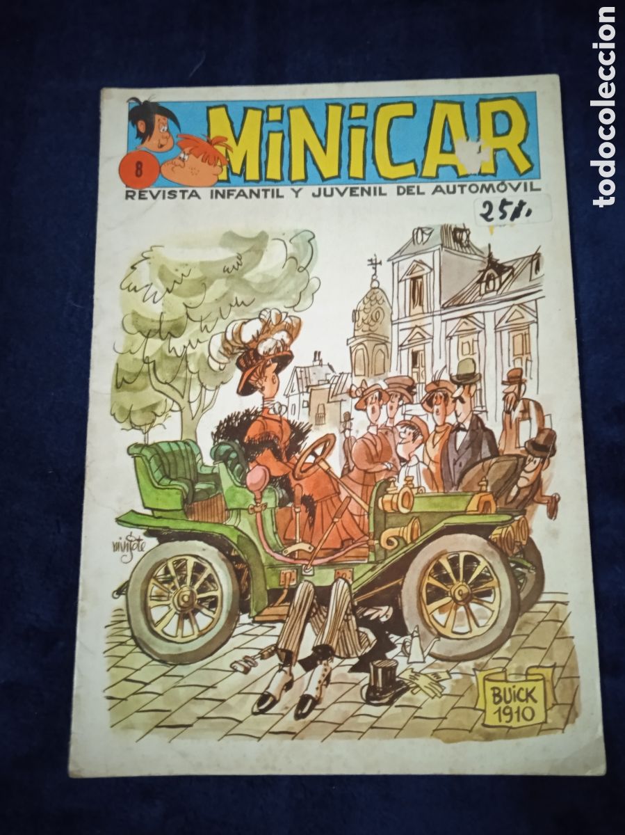 Comics: MINICAR N&ordm; 8 SEMANARIO INFANTIL Y JUVENIL DEL AUTOMOVIL - CON RECORTABLE