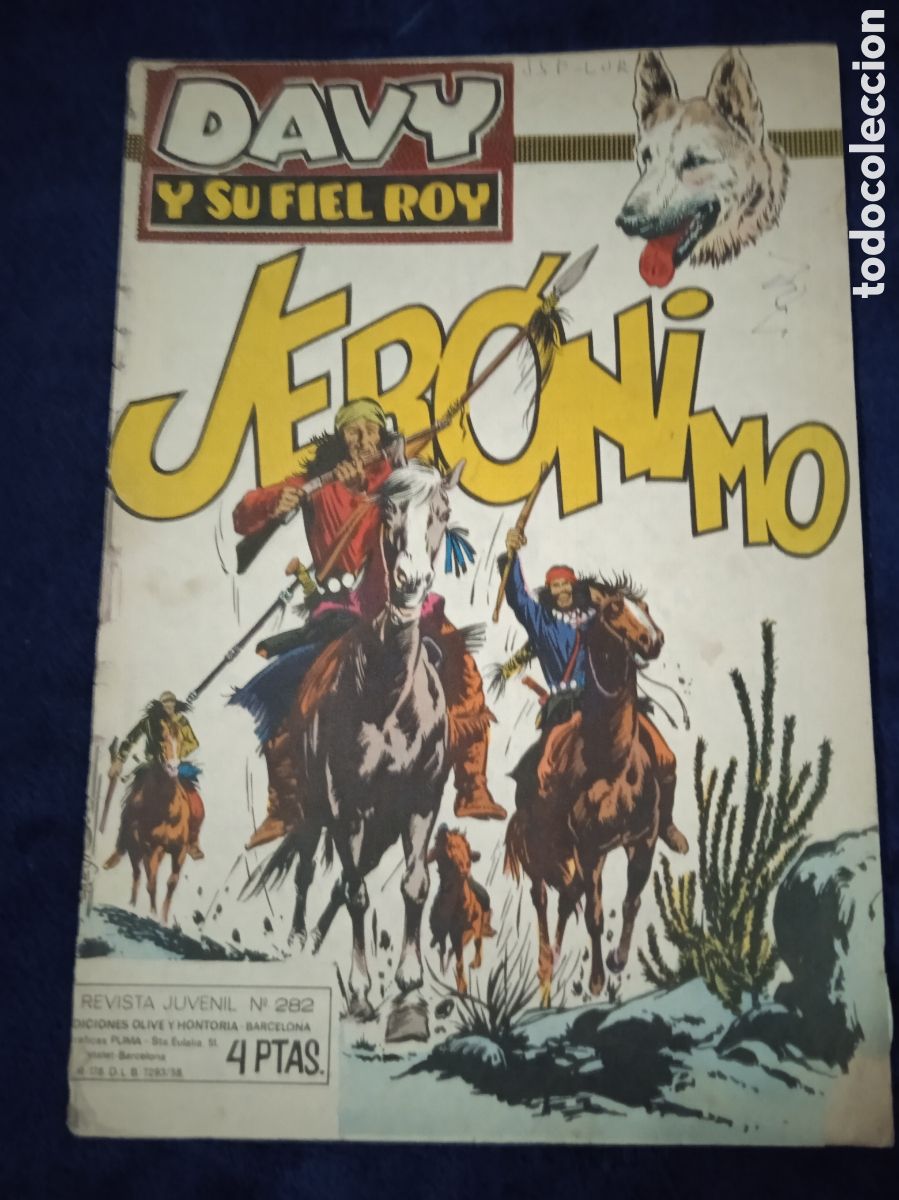Tebeos: DAVY Y SU FIEL ROY :N&ordm; 282 JERONIMO . - Foto 1