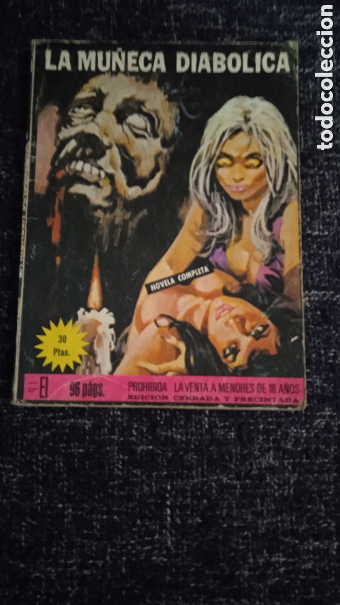 Tebeos: LA MU&Ntilde;ECA DIABOLICA - edita : ELVIBERIA 1976