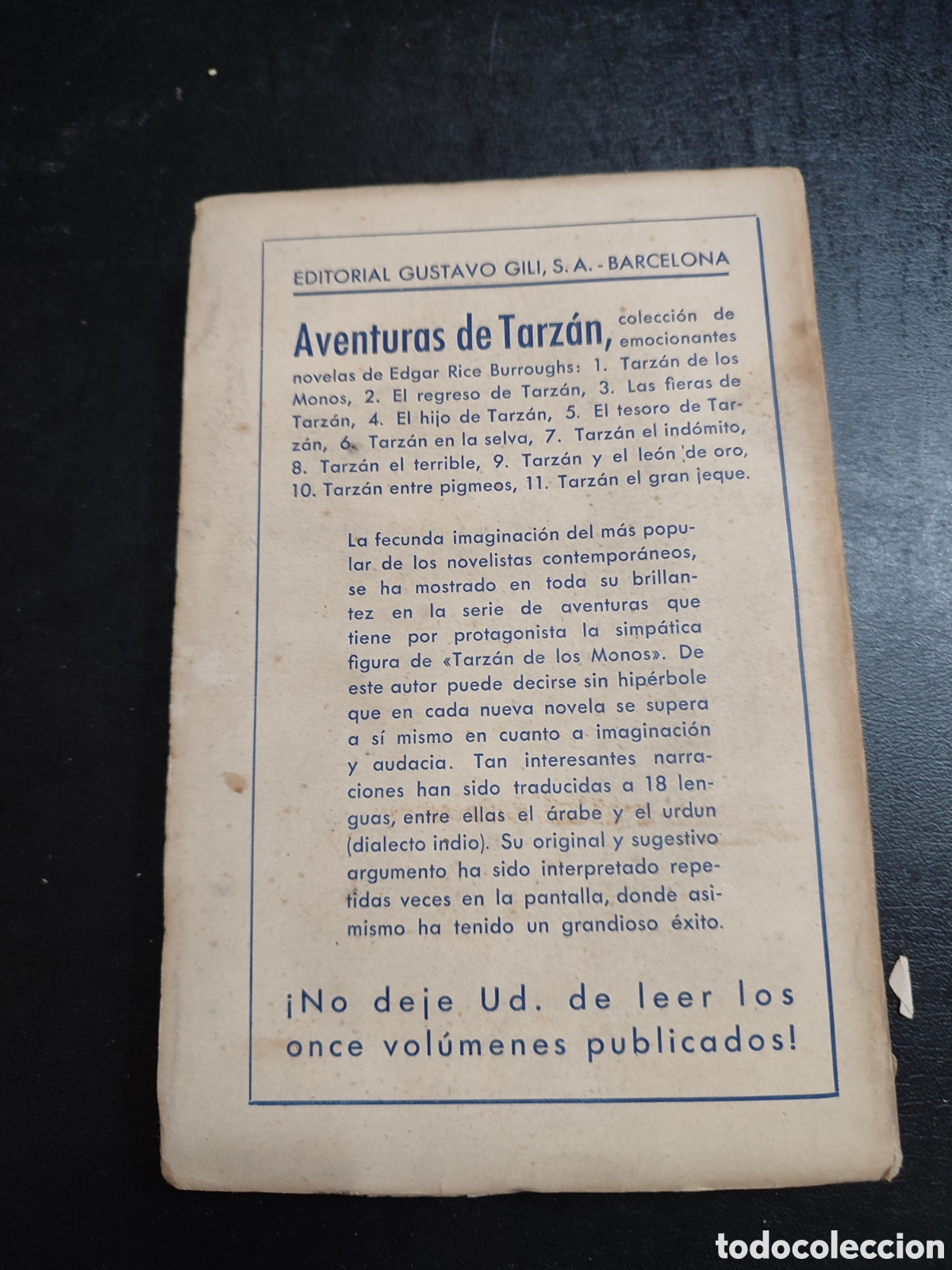 Tebeos: Tarz&aacute;n el terrible Edgar Rice B, editorial Gustavo Gili - Foto 2
