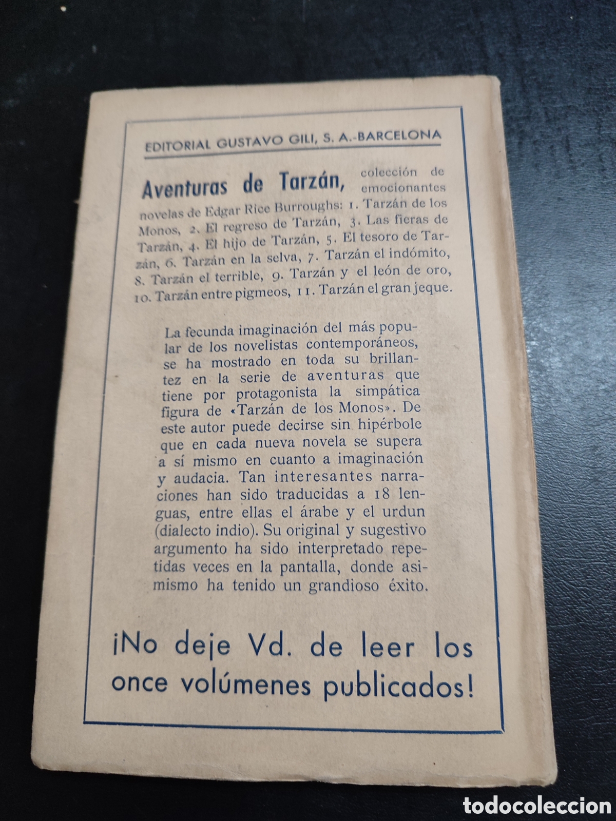 Tebeos: Tarz&aacute;n en la selva Edgar Rice B, editorial Gustavo Gili - Foto 2