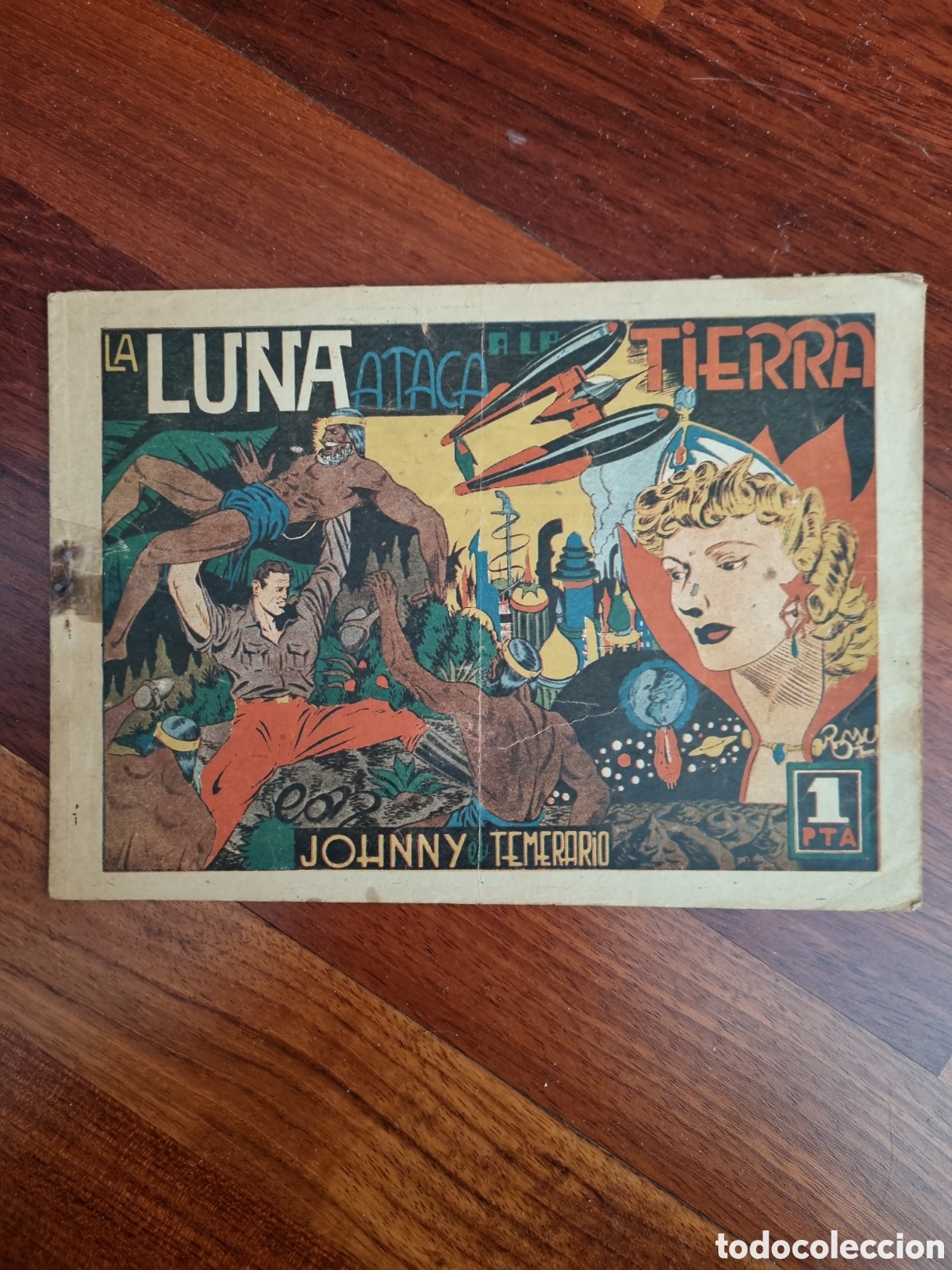 Tebeos: JOHNNY EL TEMERARIO n&deg; 5 La Luna Ataca a la Tierra - Foto 1
