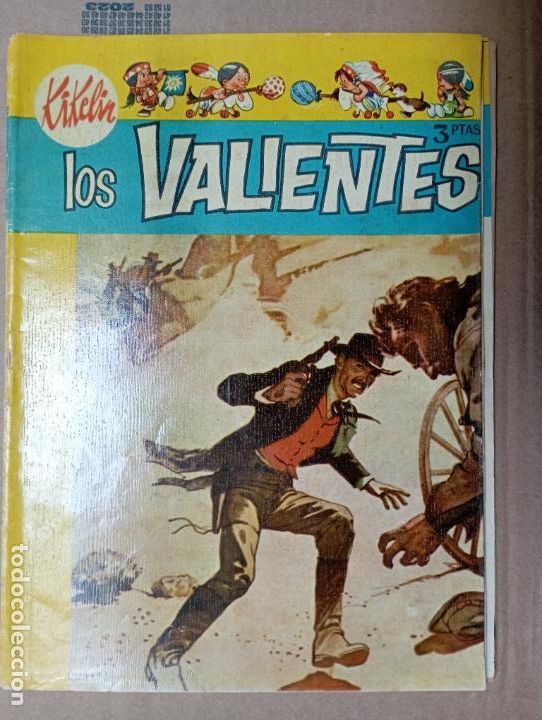 Tebeos: COLECCI&Oacute;N KIKELIN , LOS VALIENTES - 1,2,3 COMPLETA - MUY DIFICIL - Foto 3