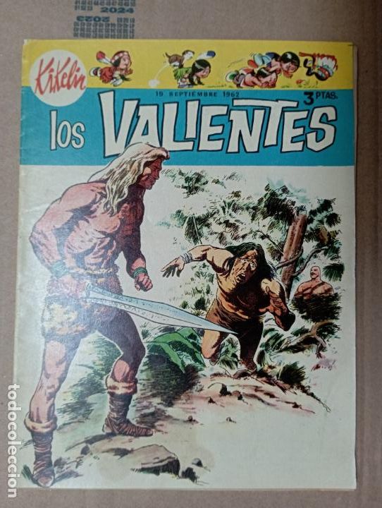Tebeos: COLECCI&Oacute;N KIKELIN , LOS VALIENTES - 1,2,3 COMPLETA - MUY DIFICIL - Foto 5