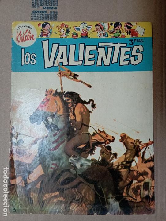 Tebeos: COLECCI&Oacute;N KIKELIN , LOS VALIENTES - 1,2,3 COMPLETA - MUY DIFICIL - Foto 6