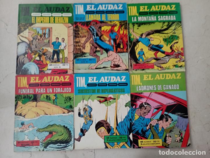 Tebeos: TIM , EL AUDAZ COMPLETA 1 AL 6 - EUREDIT 1970 - Foto 3