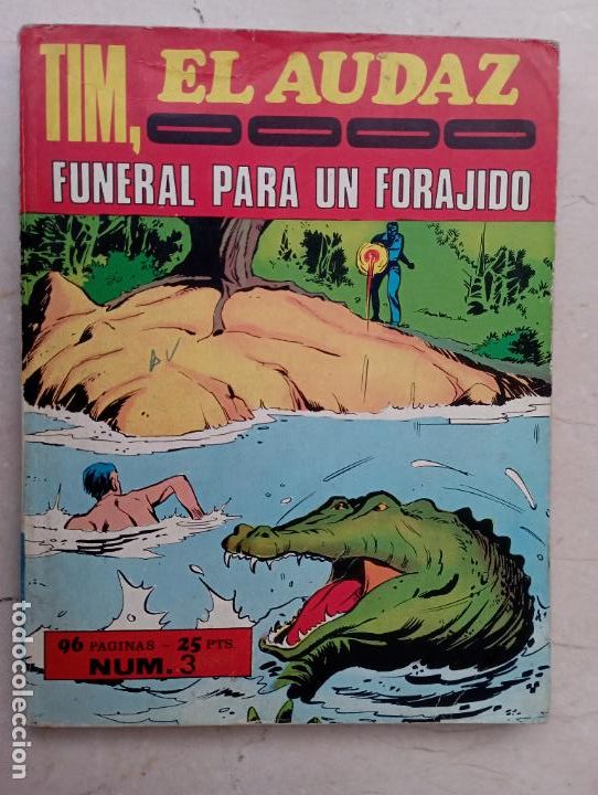 Tebeos: TIM , EL AUDAZ COMPLETA 1 AL 6 - EUREDIT 1970 - Foto 5