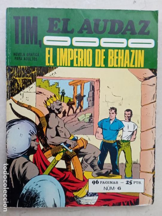 Tebeos: TIM , EL AUDAZ COMPLETA 1 AL 6 - EUREDIT 1970 - Foto 9