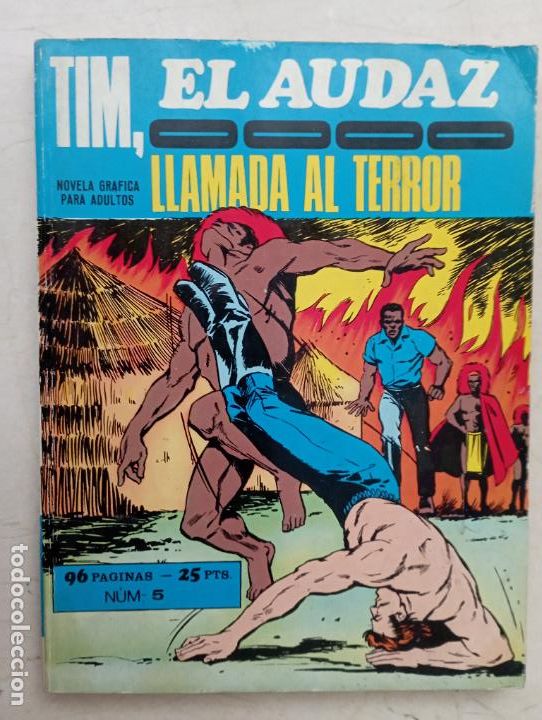 Tebeos: TIM , EL AUDAZ COMPLETA 1 AL 6 - EUREDIT 1970 - Foto 10