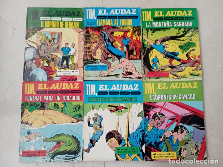 Tebeos: TIM , EL AUDAZ COMPLETA 1 AL 6 - EUREDIT 1970 - Foto 1