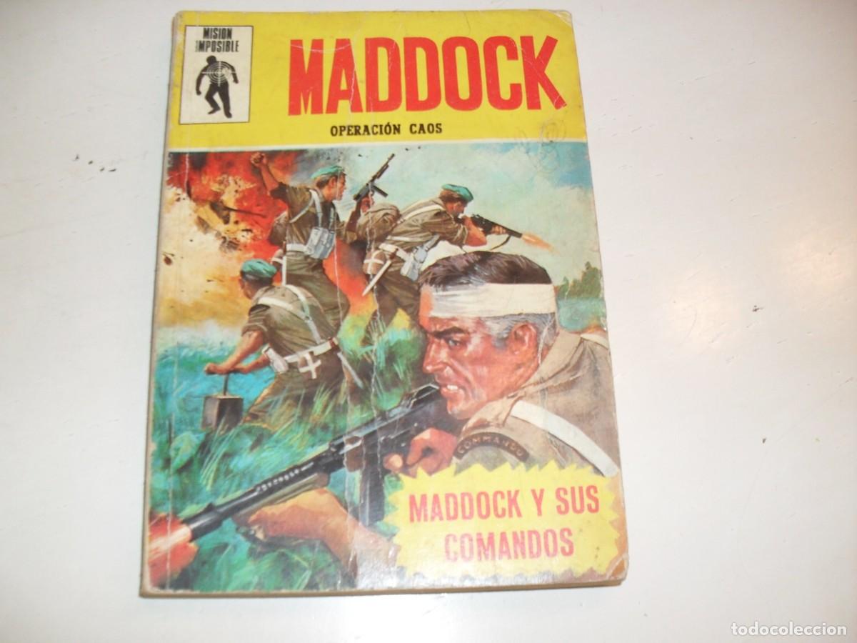 Tebeos: MISION IMPOSIBLE 4,(DE 30)MADDOCK Y SUS COMANDOS:OPERACION CAOS,EUREDIT,1970,SON DE IPC - Foto 1