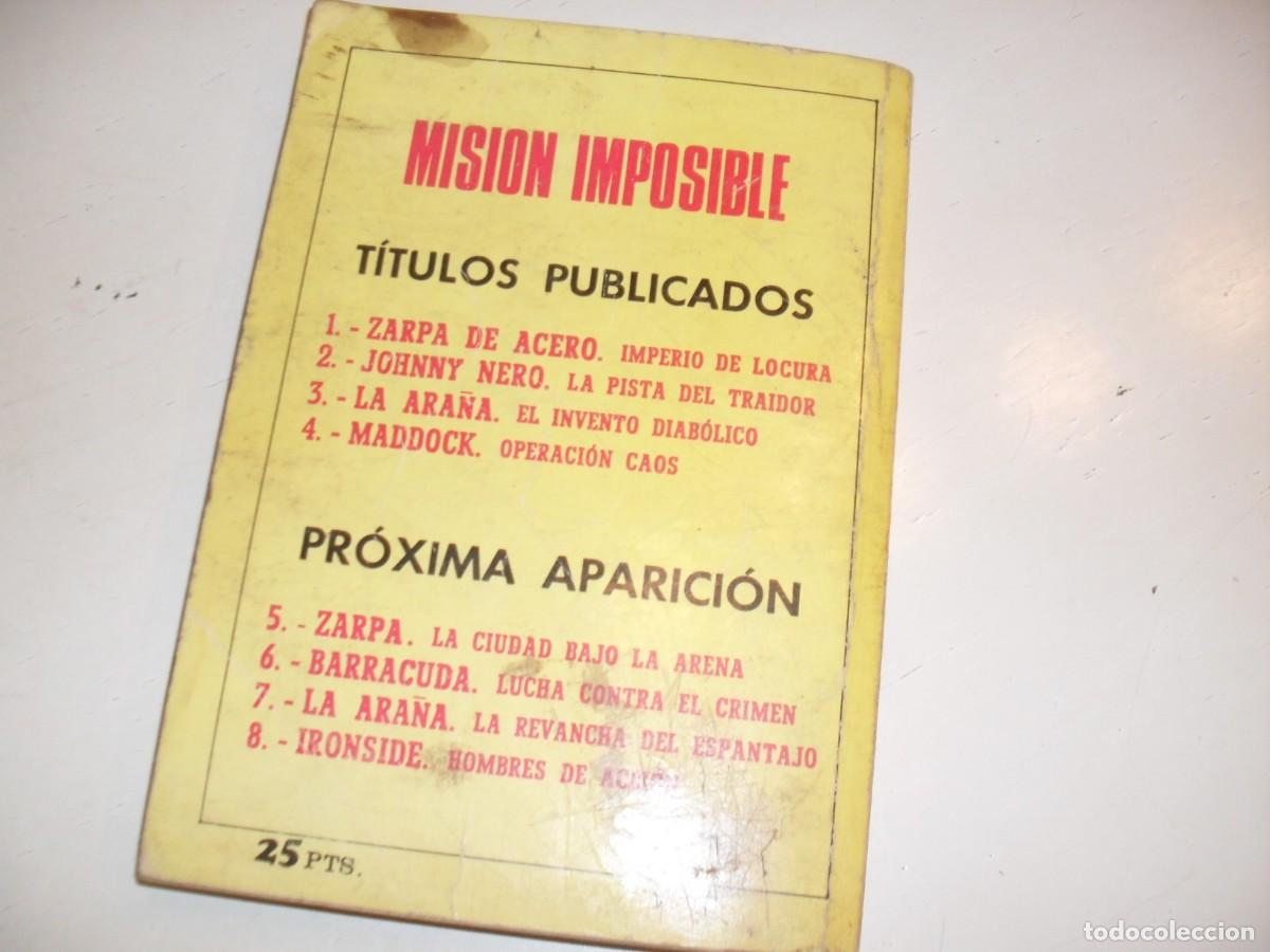 Tebeos: MISION IMPOSIBLE 4,(DE 30)MADDOCK Y SUS COMANDOS:OPERACION CAOS,EUREDIT,1970,SON DE IPC - Foto 2