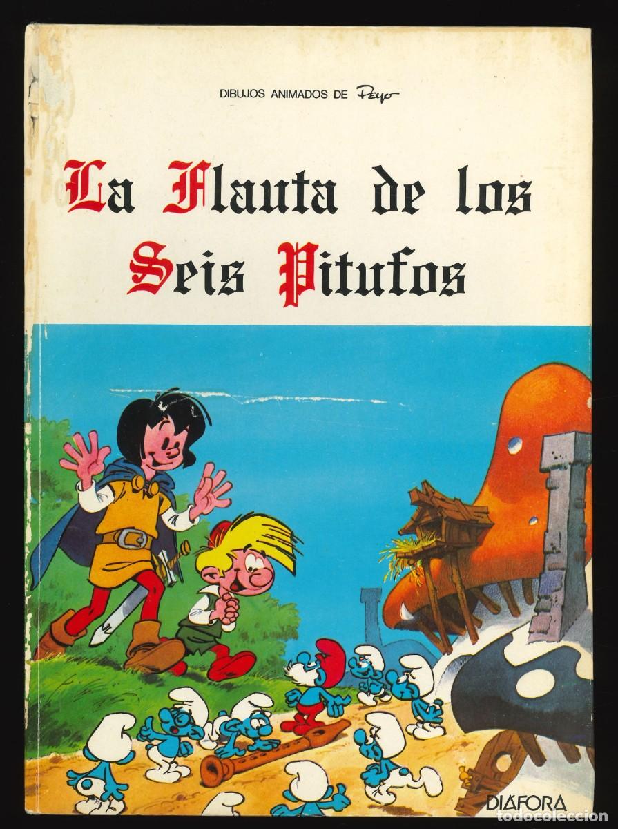 Tebeos: LA FLAUTA DE LOS SEIS PITUFOS - DI&Aacute;FORA / N&Uacute;MERO &Uacute;NICO - Foto 1