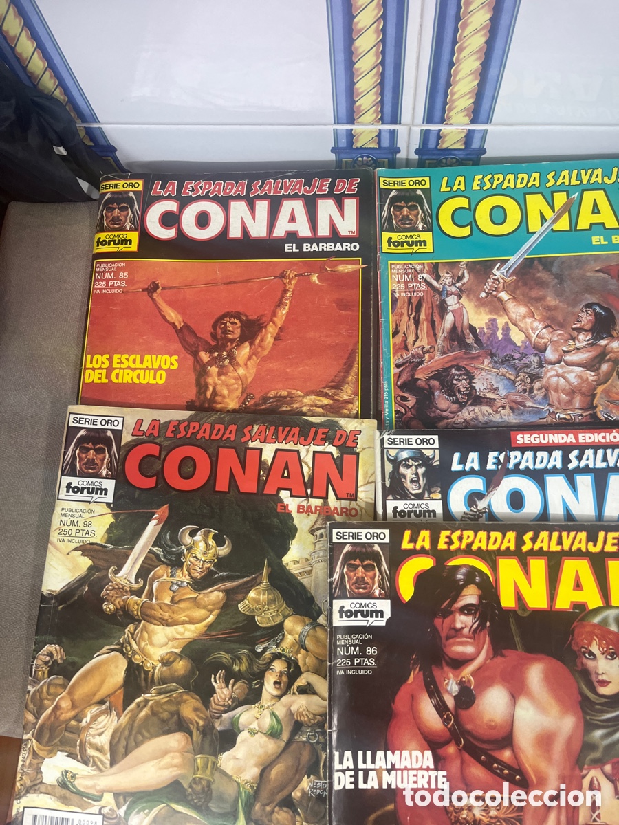 Tebeos: LA ESPADA SALVAJE DE CONAN EL BARBARO SERIE ORO COMICS FORUM - Foto 2