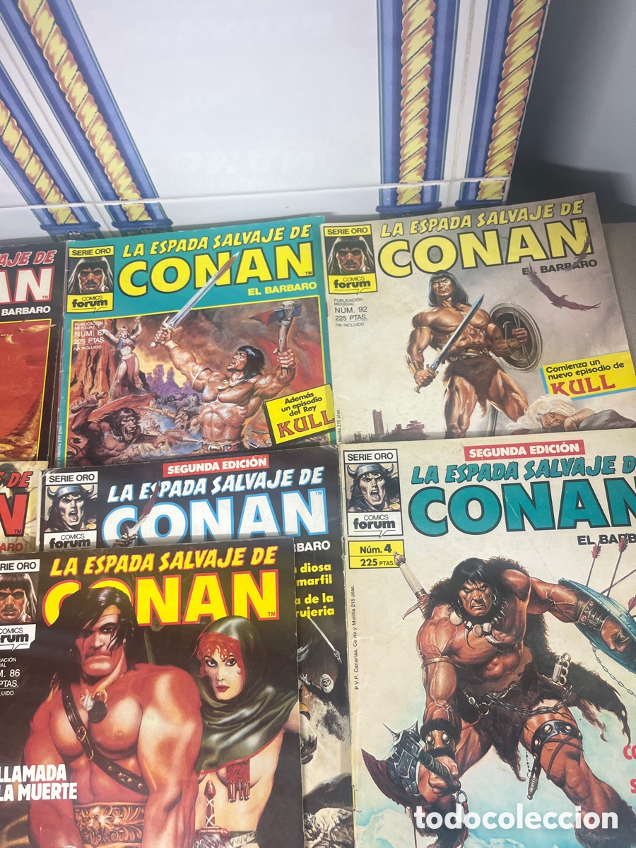 Tebeos: LA ESPADA SALVAJE DE CONAN EL BARBARO SERIE ORO COMICS FORUM - Foto 3