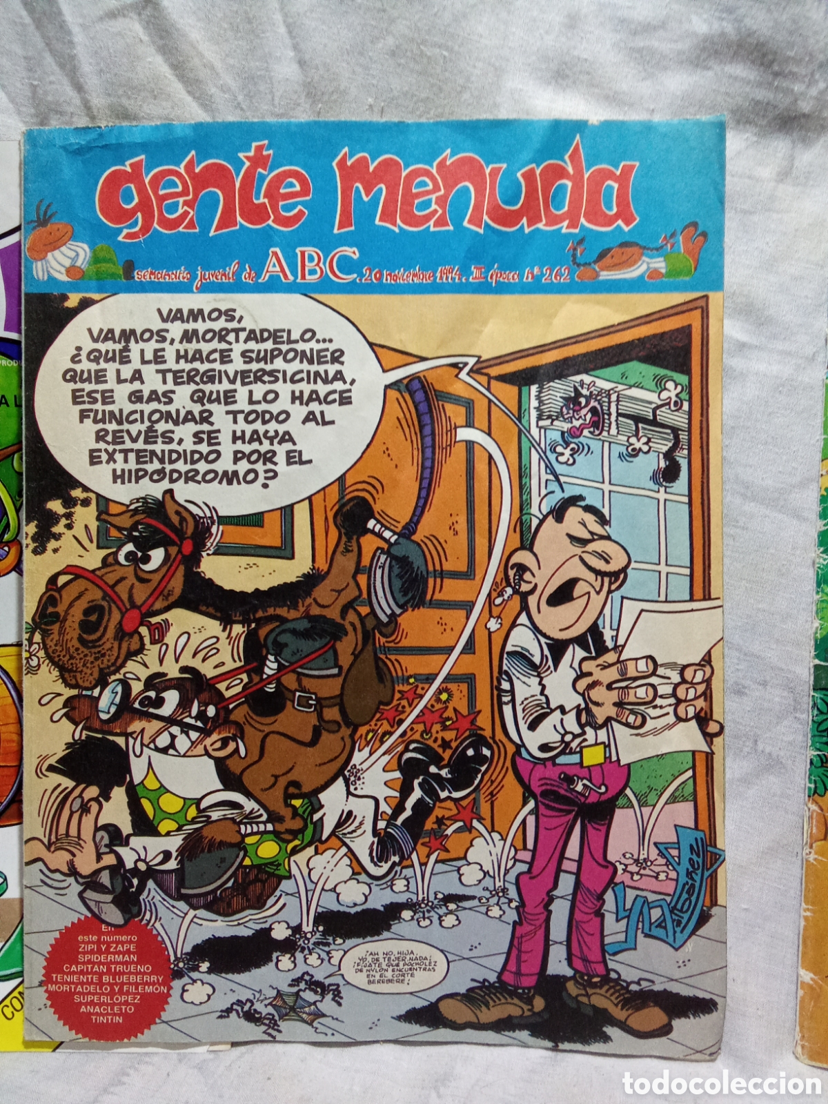 Tebeos: LOTE DE 3 COMICS: PETETE, MORTADELO Y FILEMON, SPIROU ARDILLA - Foto 3