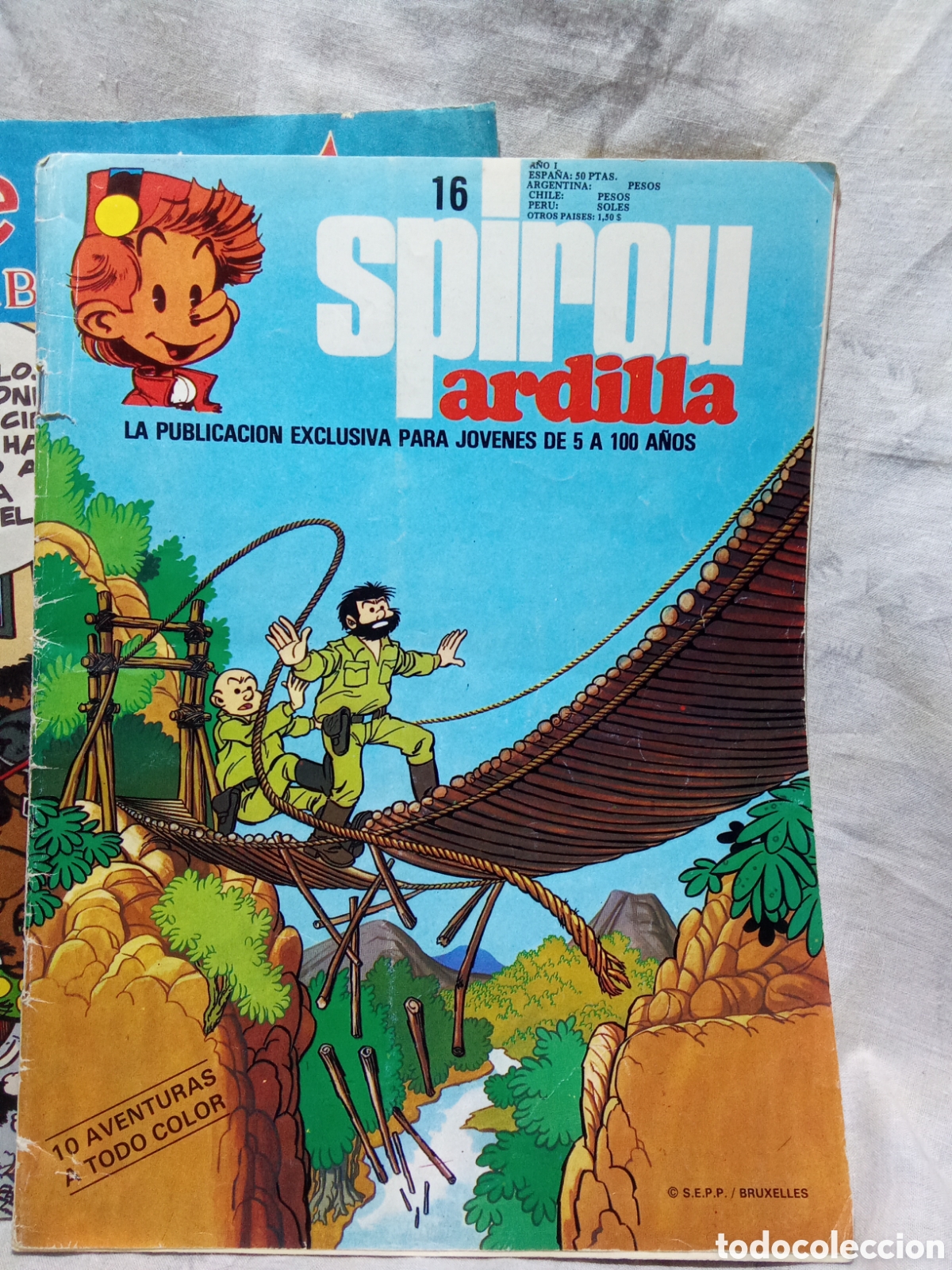 Tebeos: LOTE DE 3 COMICS: PETETE, MORTADELO Y FILEMON, SPIROU ARDILLA - Foto 4