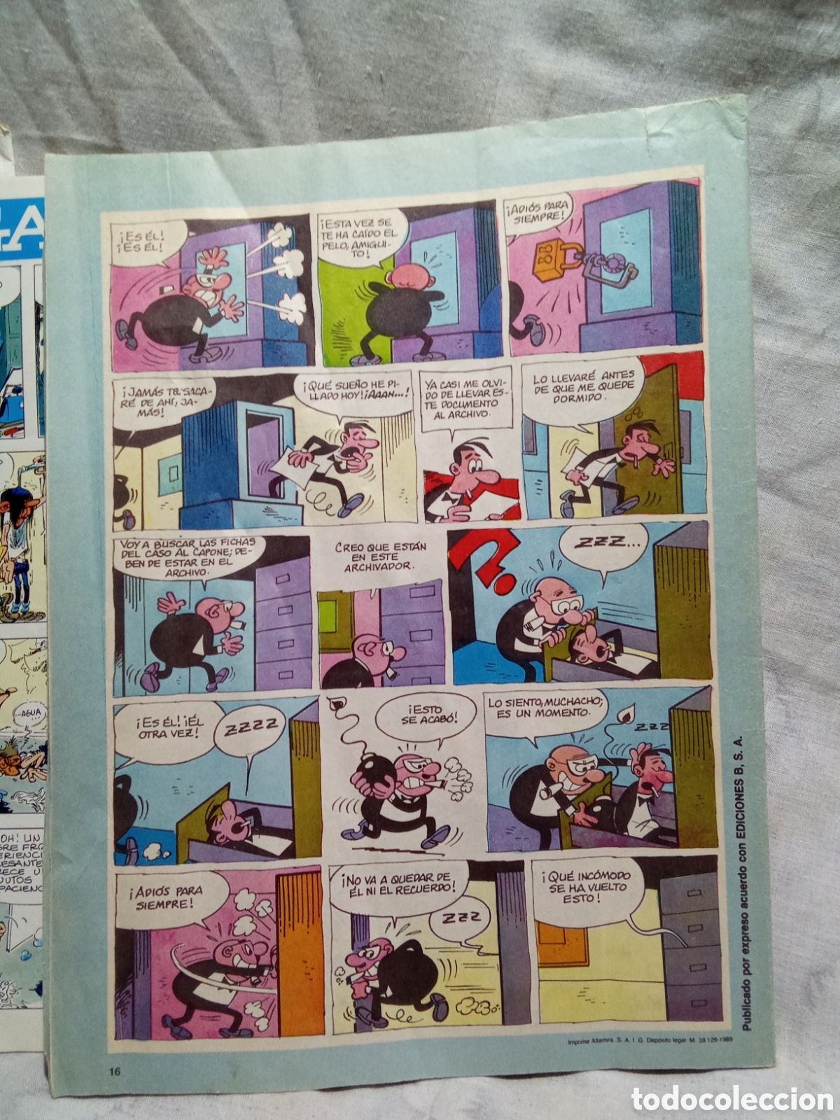 Tebeos: LOTE DE 3 COMICS: PETETE, MORTADELO Y FILEMON, SPIROU ARDILLA - Foto 7