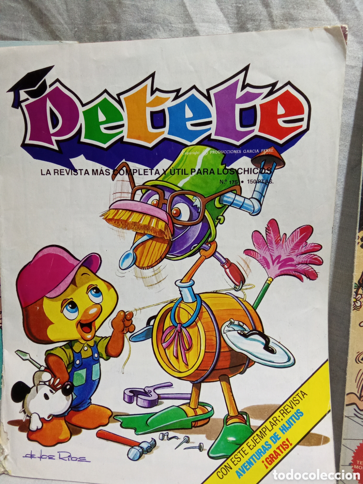 Tebeos: LOTE DE 3 COMICS: PETETE, MORTADELO Y FILEMON, SPIROU ARDILLA - Foto 2