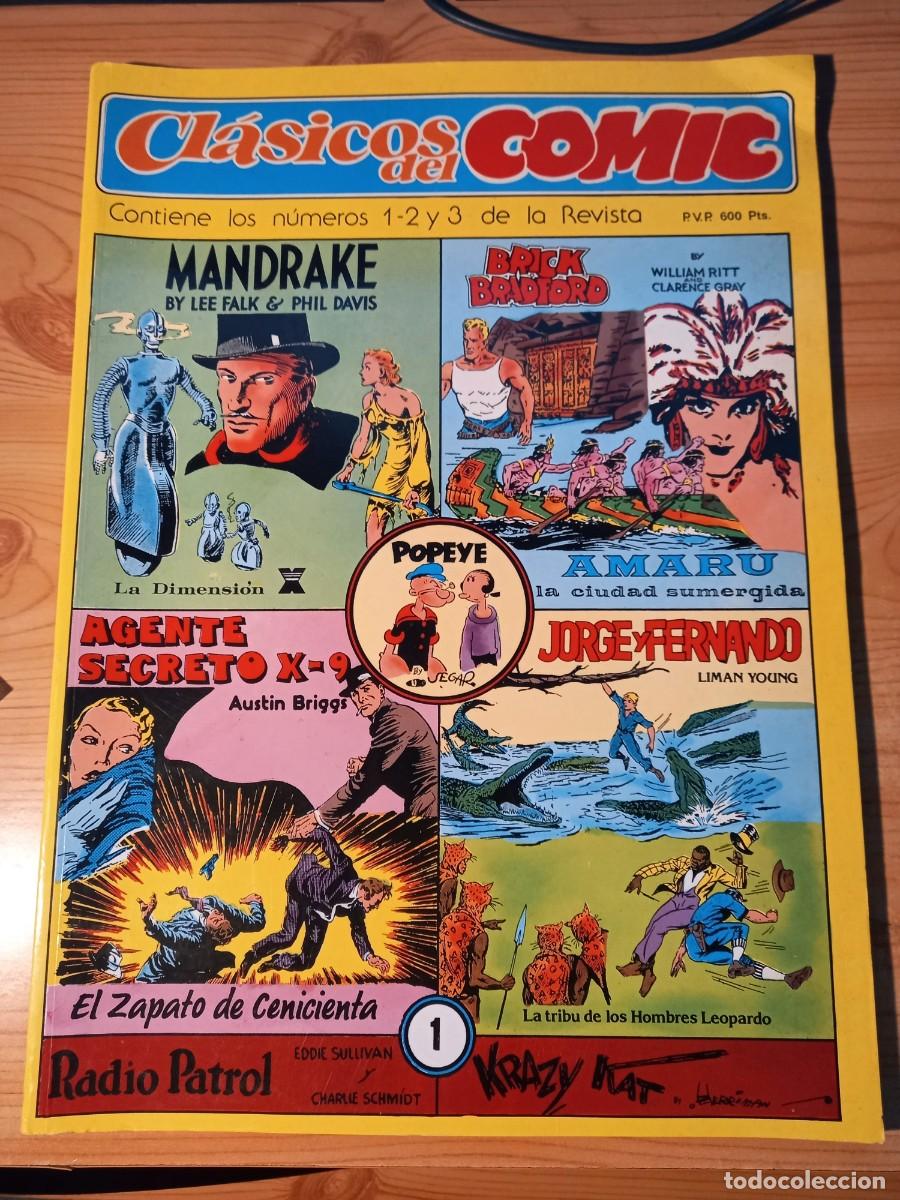 Tebeos: Cl&aacute;sicos del C&oacute;mic (contiene los n&ordm; 1, 2, y 3 de la revista) - Foto 1